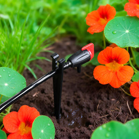 TTioDri weather-resistant plastic stakes endure outdoor use while resisting corrosion.