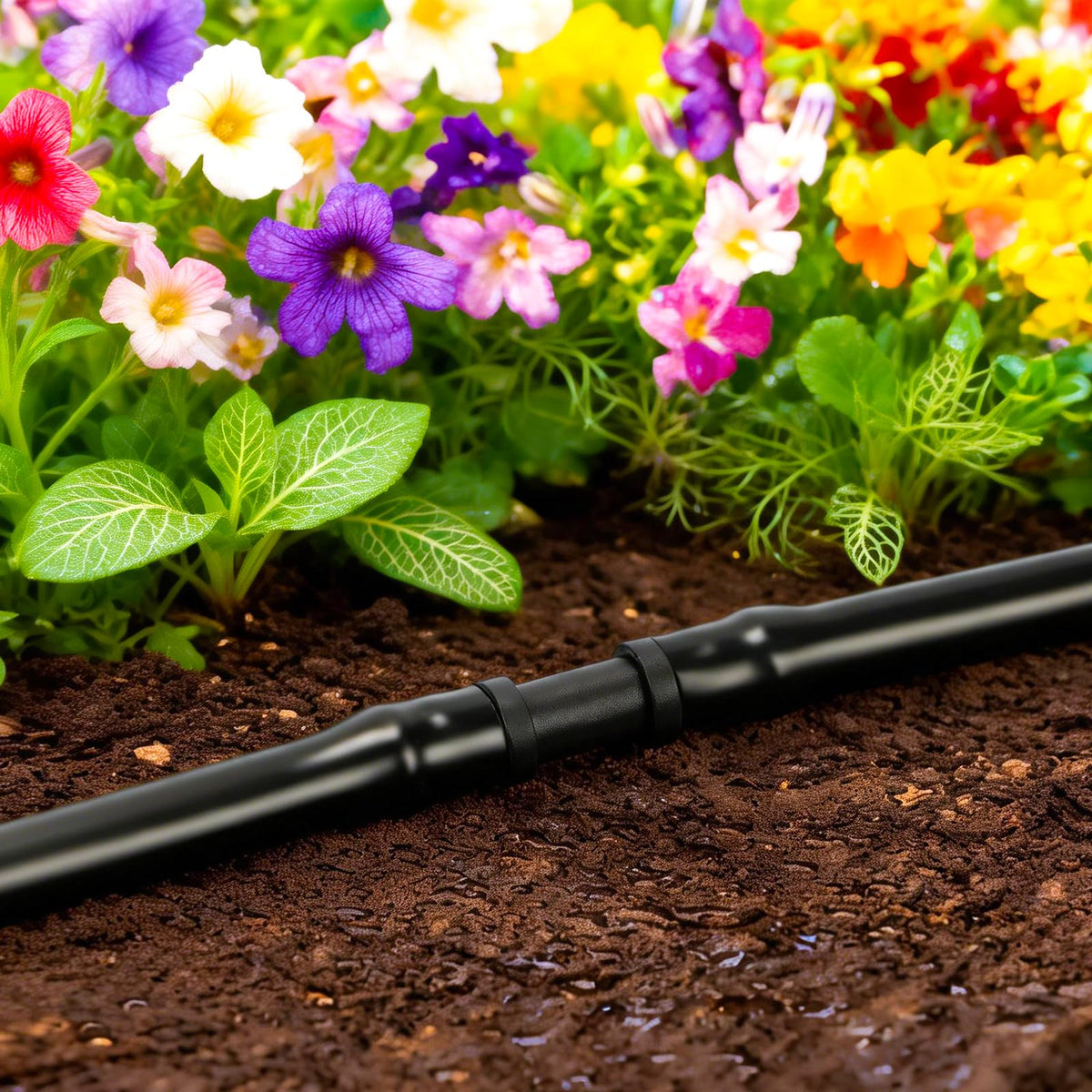 TTioDri fittings for flower beds and patios irrigation layouts