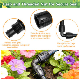 TTioDri leak-proof twist-lock system ensures secure tubing without leaks.