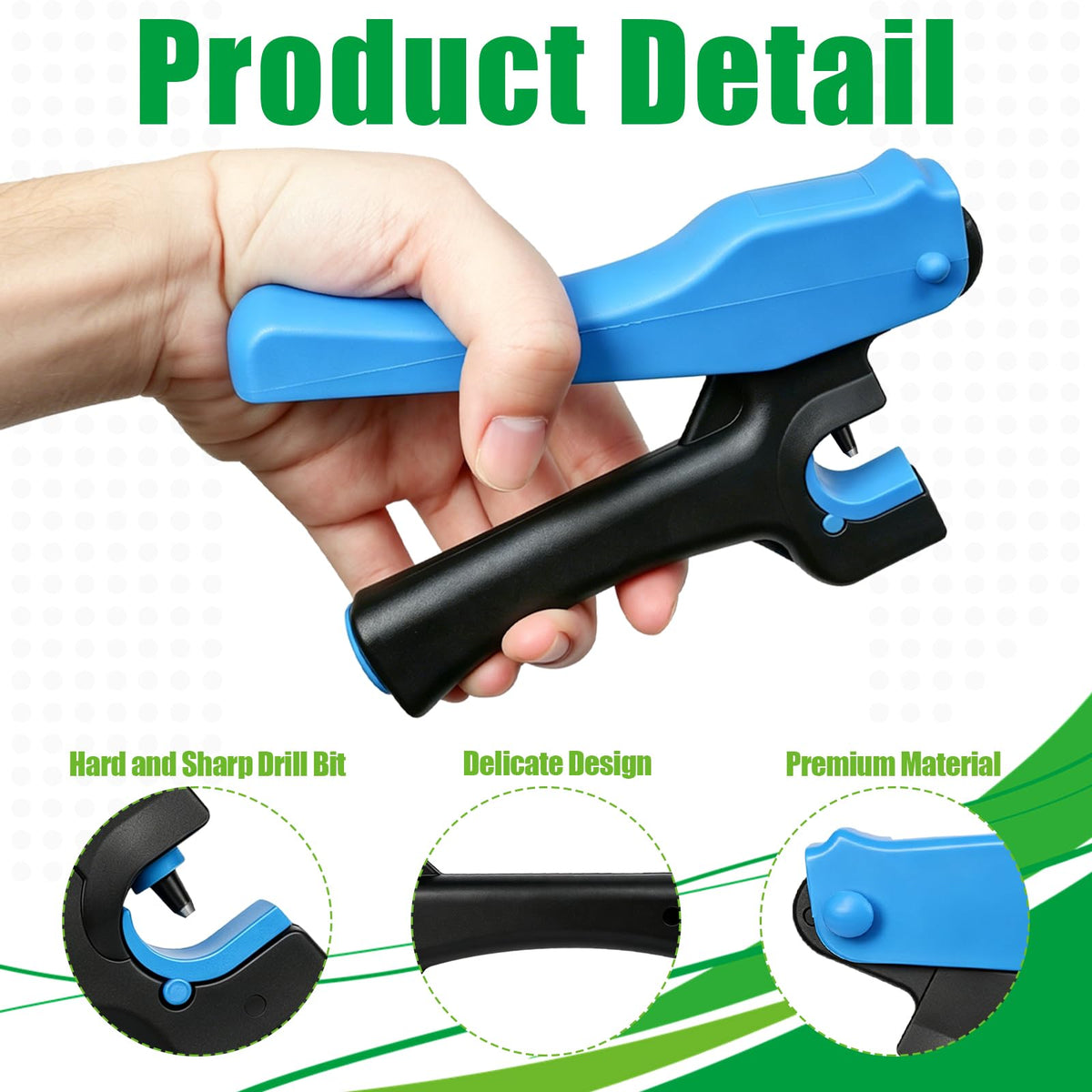 TTioDri two in one drip punch tool for efficient irrigation setup