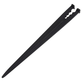 TTioDri stakes anchor drippers above ground to reduce tripping hazards.