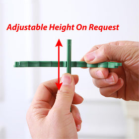 TTOVIA easy-installation stake demonstrates quick central-hole setup.