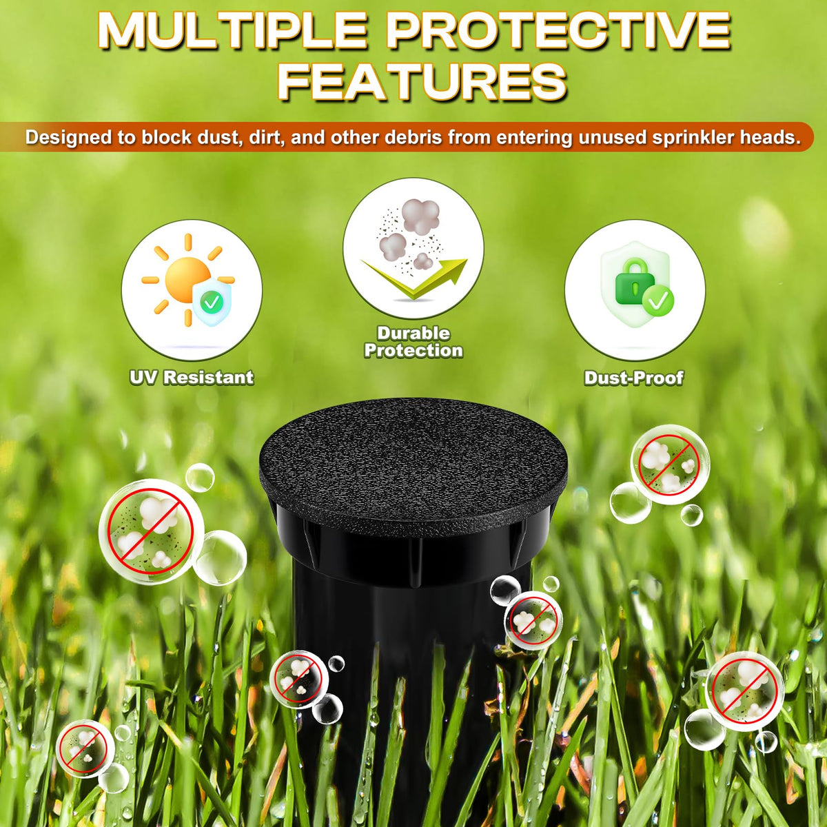 TTQ cap for PRS30 prevents leaks and guards heads against debris