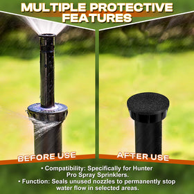 TTQ cap for PRS40 seals off nozzles and boosts water efficiency
