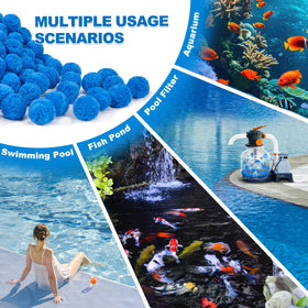 TTQ polyester filter media reusable for multiple pool maintenance cycles.