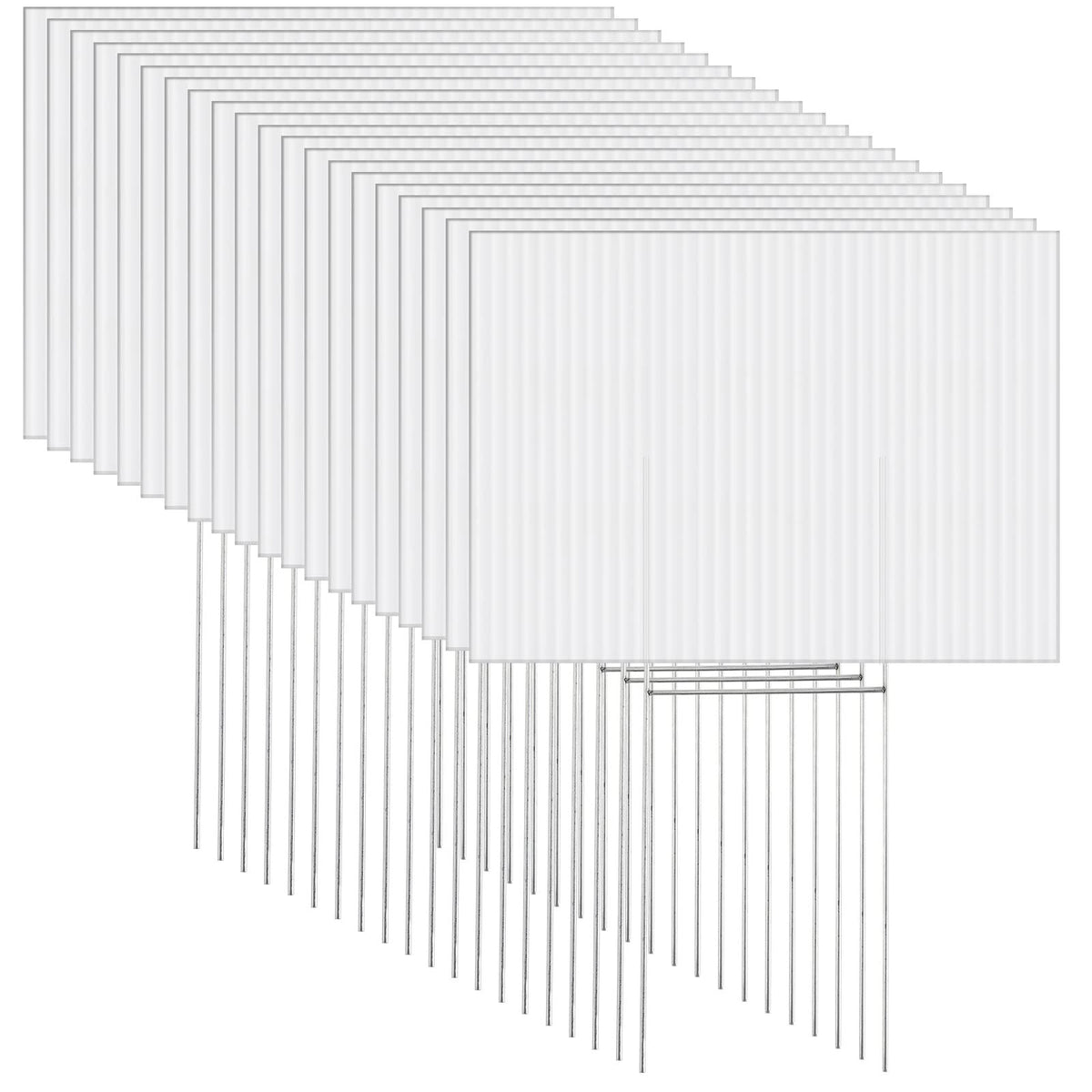Tuanse blank yard signs 16x12 inches for versatile outdoor messaging.