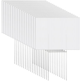 Tuanse blank yard signs 16x12 inches for versatile outdoor messaging.