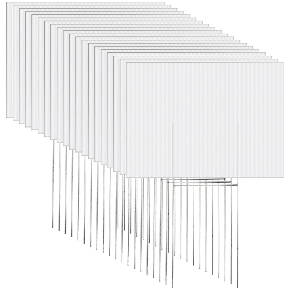Tuanse blank yard signs 16x12 inches for versatile outdoor messaging.
