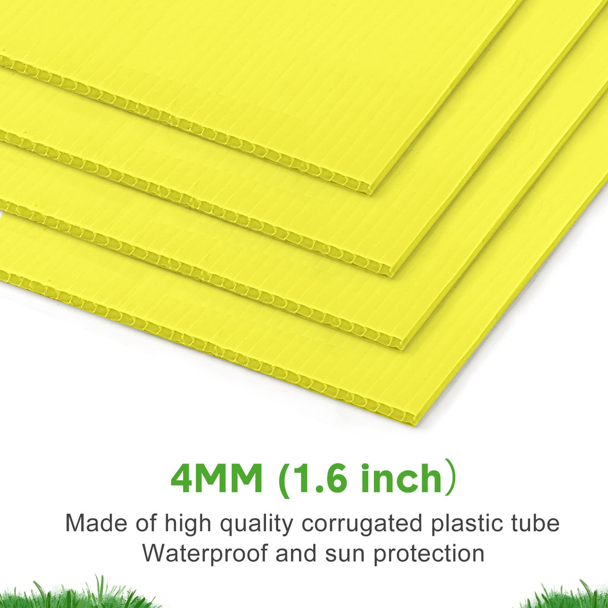 Tuanse double-sided blank yard sign ready for customization