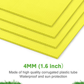 Tuanse double-sided blank yard sign ready for customization