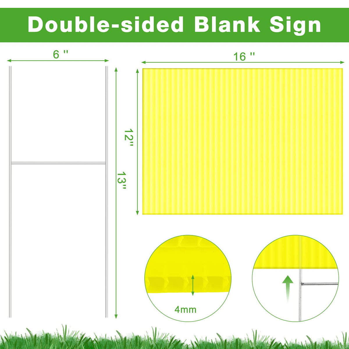 Tuanse H-shaped stake metal close-up for sturdy outdoor installation