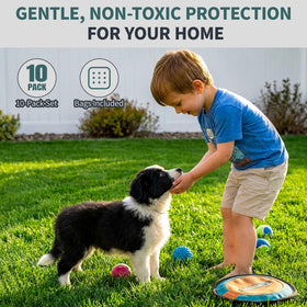 Tubadros barrier around lawn areas helps reduce plant damage and yard disruption.