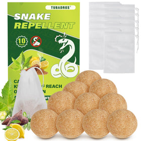 Tubadros Snake Repellent cedarwood odor bottle deters snakes outdoors