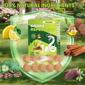 Tubadros snake repellent for yard application keeps snakes away from lawns