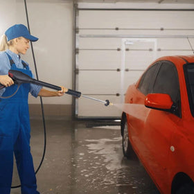 TuBaSaki pressure washer gun kit with universal M22 connector.
