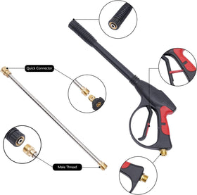 TuBaSaki 0-degree nozzle delivers focused high-pressure spray.
