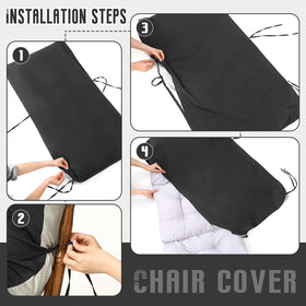 Tudomro adjustable straps ensure a secure fit on 44x21 inch cushions