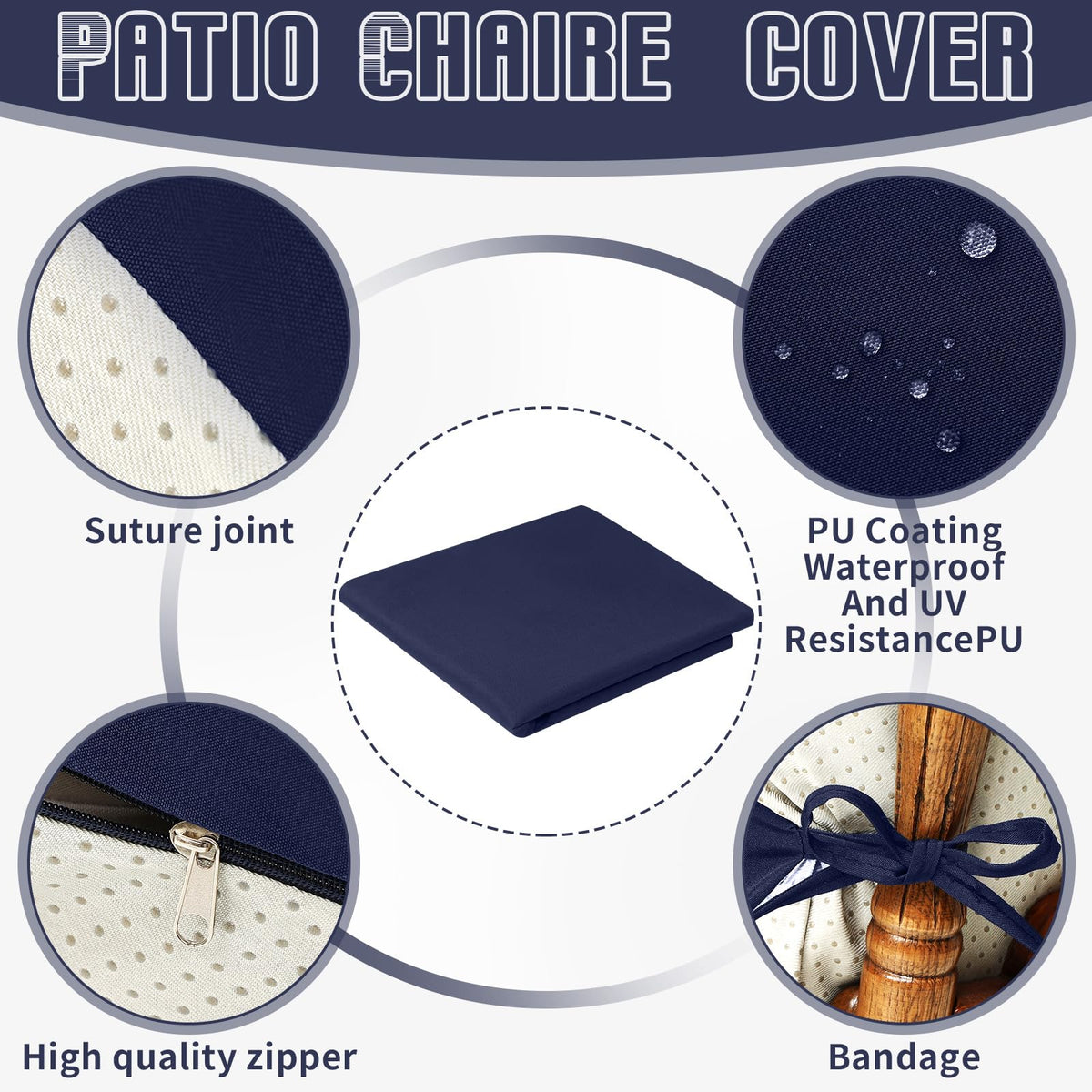 Tudomro adjustable straps non-slip tethers cushion cover keeps cushions in place.