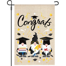 Tudomro congrats graduation garden flag, vibrant outdoor yard decor