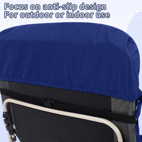 Easy-clean Tudomro blue chaise cushion ready for sun-drying