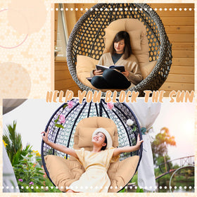 Tudomro egg chair cushion waterproof fabric resists spills