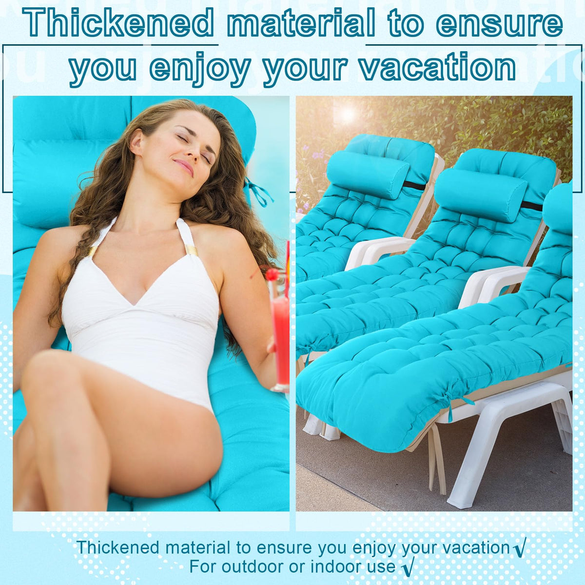 Tudomro high-back rocking chair cushion supports long lounging sessions