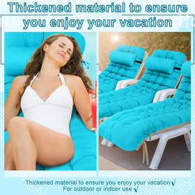 Tudomro high-back rocking chair cushion supports long lounging sessions
