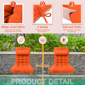 Easy-clean Tudomro cushion suitable for patios and indoor-outdoor spaces.