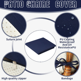 Tudomro rocking chair slipcover plus non-slip tethers prevent shifting during use.