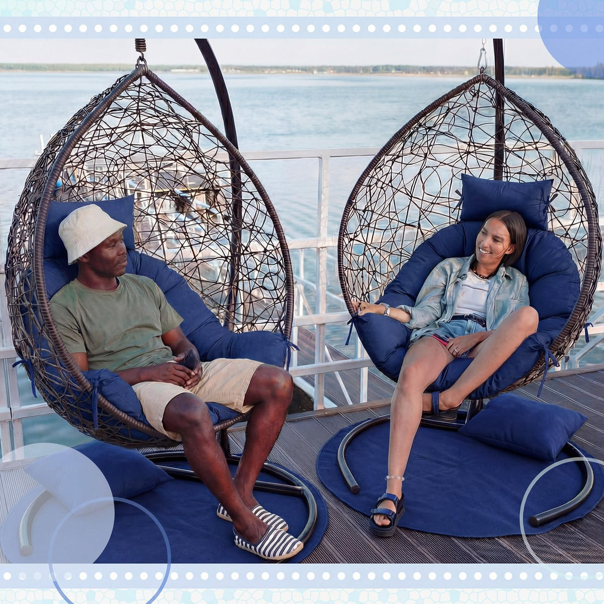 Tudomro secure strap design ensures the cushion stays attached to the chair.