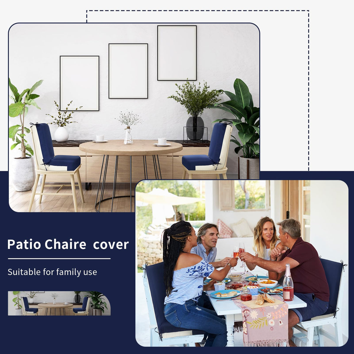 Tudomro versatile slipcovers suit patios, balconies, decks and more for quick refreshes.