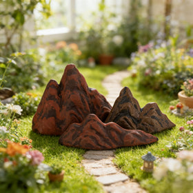 TUESMEILL miniature mountain bonsai topiary complements desk setups with natural texture.