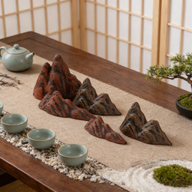 TUESMEILL miniature mountain pots for terrariums and plant displays.