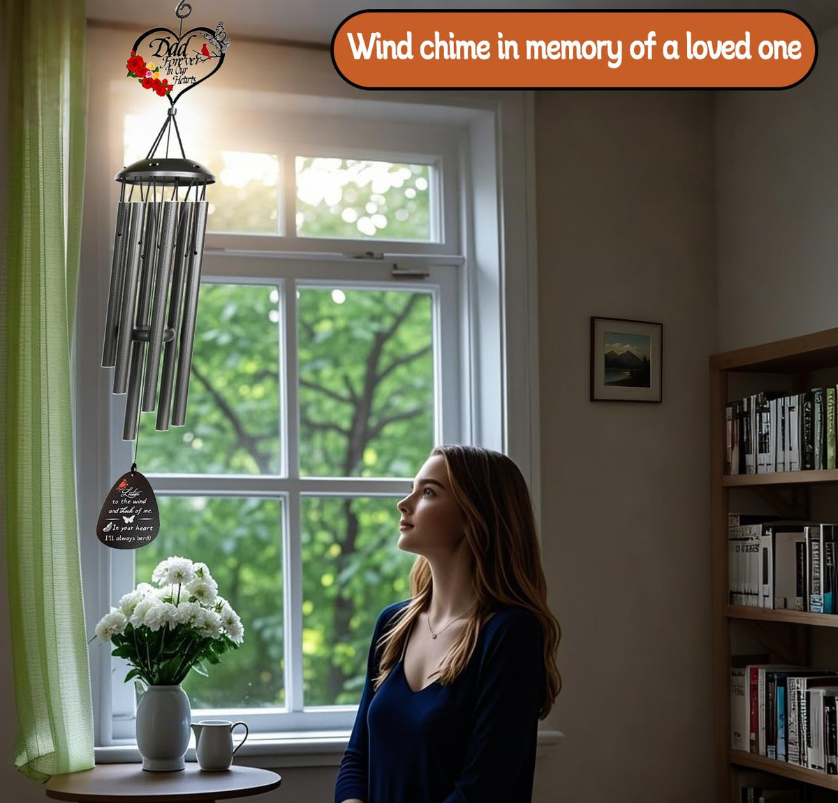 TUHYOCG wind chime on balcony creates a calming space