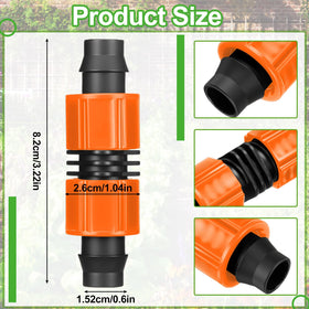 Tujoe barbed locking connectors 5-8 inch ensure leak-free, quick-secure fittings