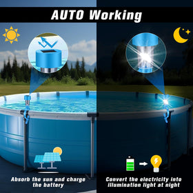 Tujoe solar LED design powers glow after daytime charging without batteries.