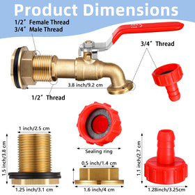 Tujoe brass spigot bulkhead fitting for secure connections
