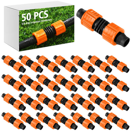 Tujoe drip irrigation fittings 50pcs pack for reliable connections in any system