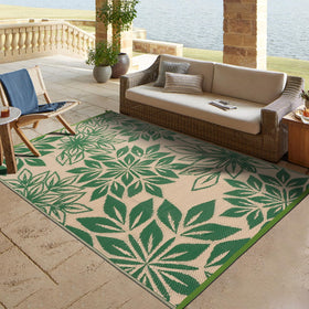 TUKDAK outdoor rug on balcony offers versatile garden decoration and use.