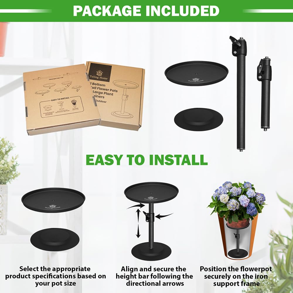 Tuling Home planter insert packaging and components, ready for easy setup.