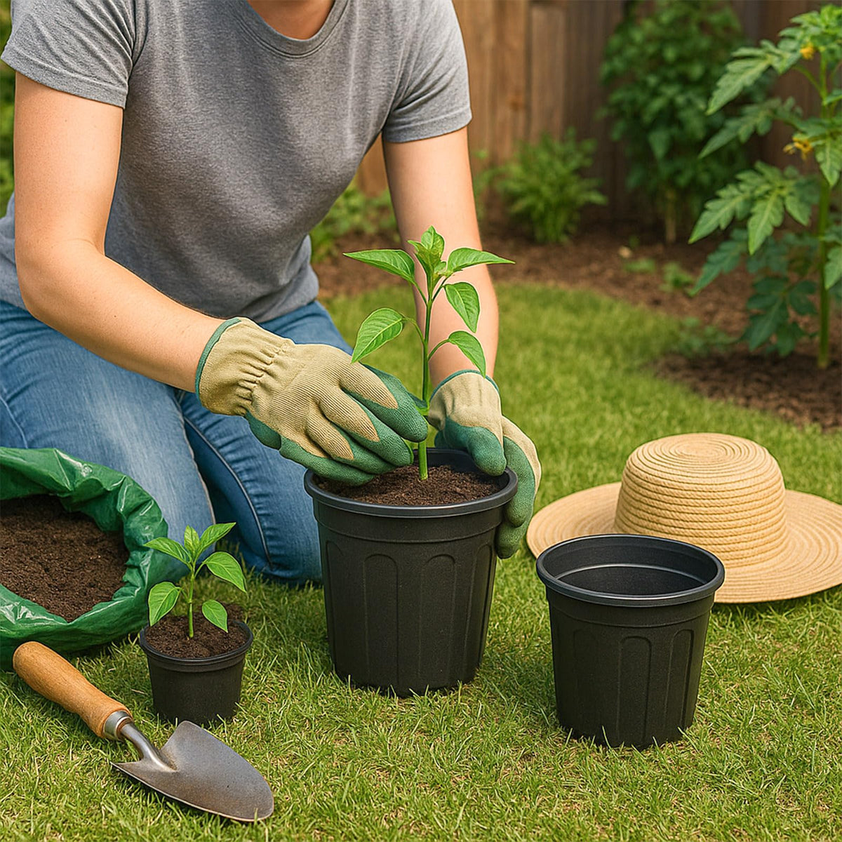 Flexible Tulpeed pots demonstrate reuse and resilience for multiple growing seasons.