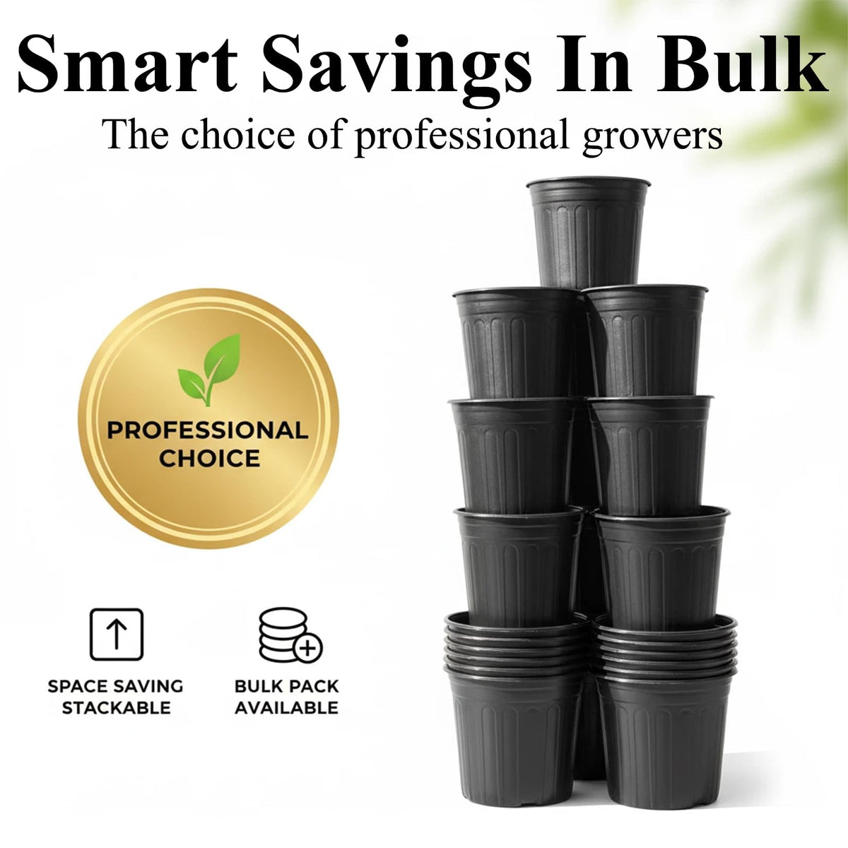 Versatile indoor and outdoor use for home gardens and nurseries.