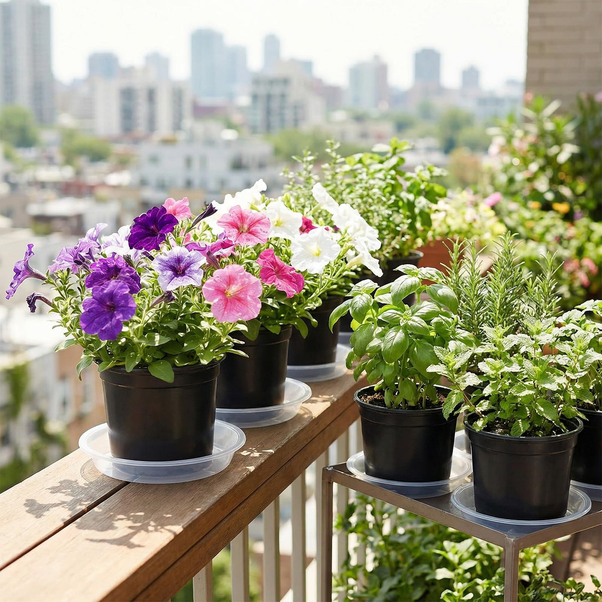 Tulpeed indoor-outdoor plant saucer supports spills management during watering