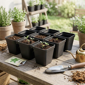 Tulpeed square-pot design provides stability, reducing tipping during watering and growth.