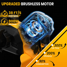 Lightweight 6.1 lb design reduces fatigue during use