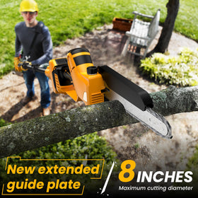 Safety features include dual-trigger activation for safer pruning