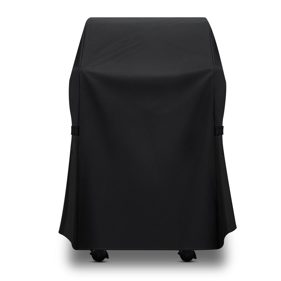 Tunansx grill cover over Weber 210 series, protecting from rain and sun with snug fit.