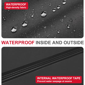 Velcro side straps provide windproof protection and secure placement.