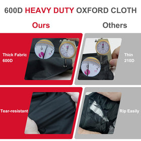 Waterproof outer and inner layers keep the grill dry during rain.