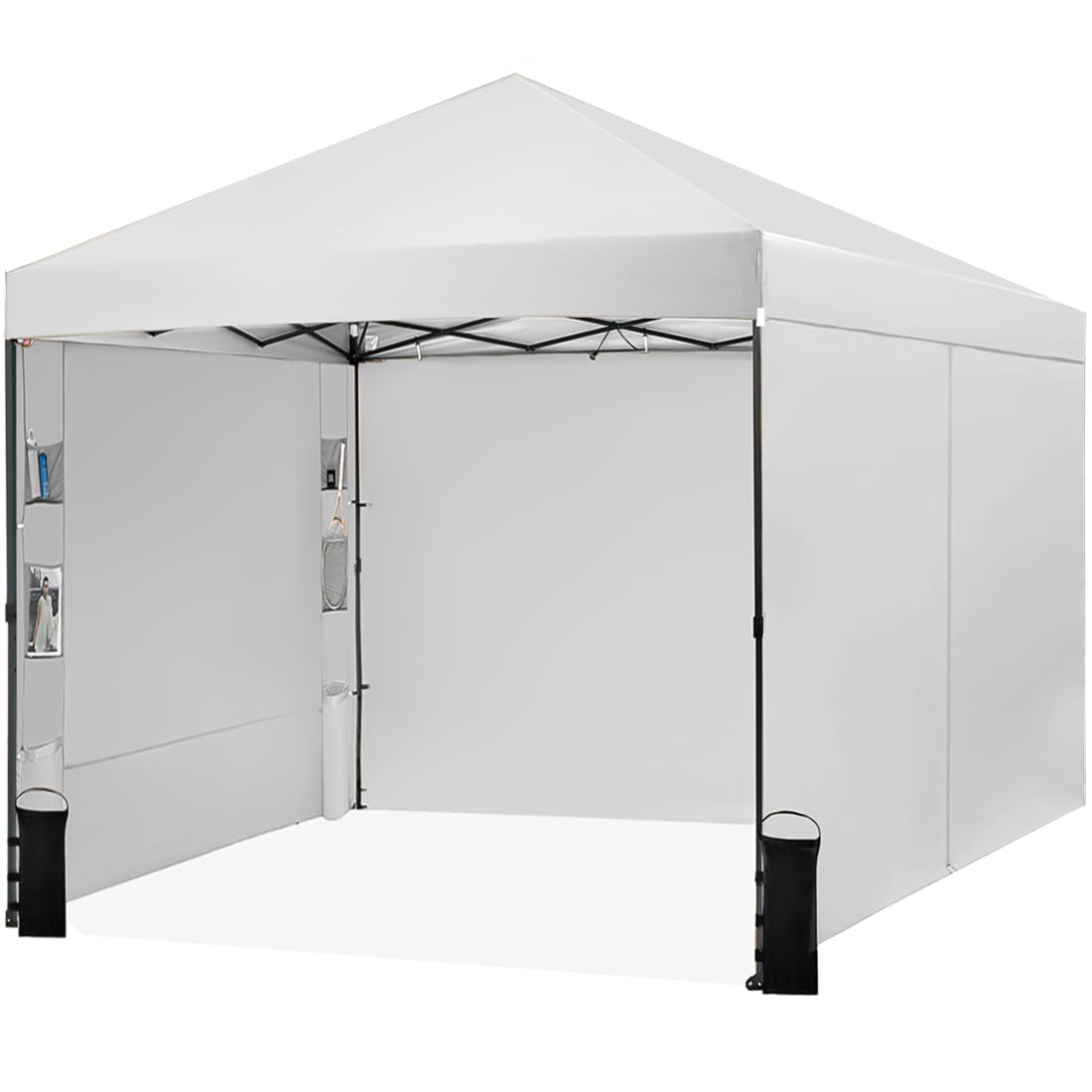 Tunbne 10x10 pop-up canopy with center lock enables fast setup at outdoor events